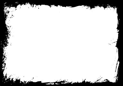 10 Rectangle Grunge Frame (PNG Transparent) Vol.4 | OnlyGFX.com