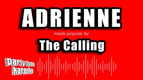 The Calling - Adrienne (Karaoke Version) - YouTube