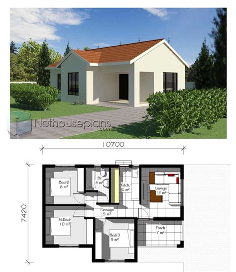 Floor Plan For A 3 Bedroom House | Viewfloor.co