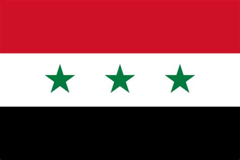 Flag Of Syria -1963 - RankFlags.com – Collection of Flags