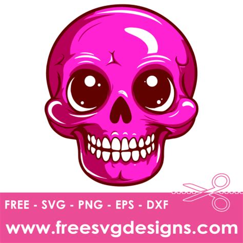 Free Halloween Skull SVG Cut Files | freesvgdesigns.com