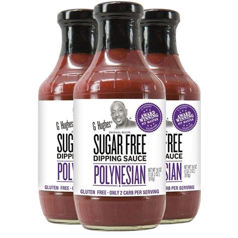 G Hughes Sugar Free, Polynesian Sauce - Sugar Free Dipping Sauce, G ...