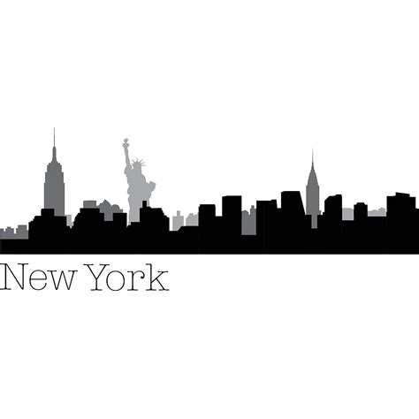 WallPops New York Cityscape Wall Art Kit | The Home Depot Canada