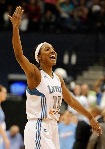 Candice Wiggins of the Lynx exulting her team and fans | Stanford ...