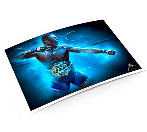 Israel Adesanya “The Last Stylebender” | Israel Adesanya art collectible – Spector Sports Art