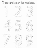 Trace And color The Numbers Coloring Page  Twisty Noodle sketch template