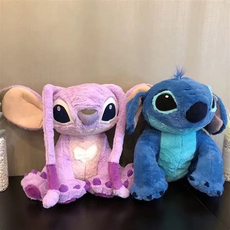 1pcs 38cm=15inch Kawaii Stitch and Angel Plush Doll Lilo and Stitch ...