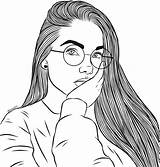 32 Cute Tumblr Girl Coloring Pages  Just Kids sketch template