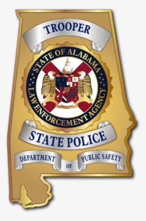 Aleabadge Trooper - Alabama Highway Patrol Badge - Free Transparent PNG ...