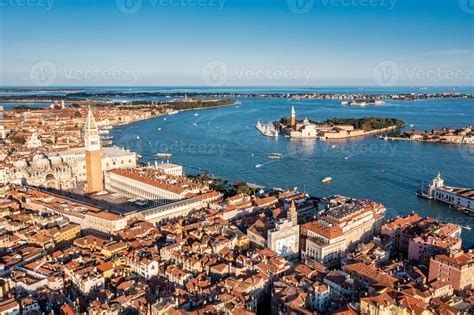 Aerial view of iconic San Marco square 5133225 Stock Photo at Vecteezy