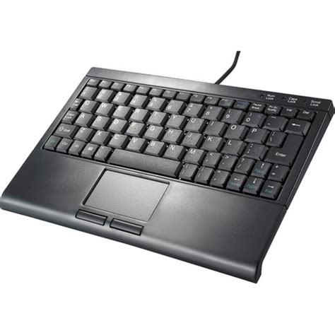 Solidtek Usb Super Mini Keyboard 77 Keys With Touchpad Mouse Kb-3410bu ...