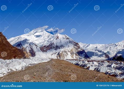 Baltoro Glaciers and Peaks in the Karakoram Mountains Range Stock Photo - Image of gilgit ...