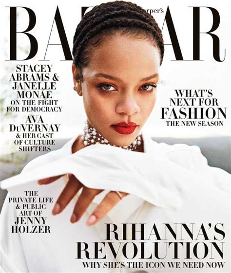 Rihanna saca la basura en ropa interior y tacones Harper’s Bazaar ...