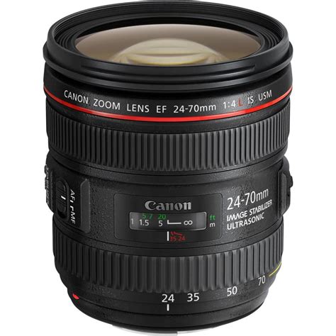 Best Buy: Canon EF 24-70mm f/4L IS USM Standard Zoom Lens Black 6313B002