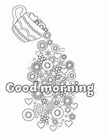 Good Morning Coloring Pages  Home sketch template