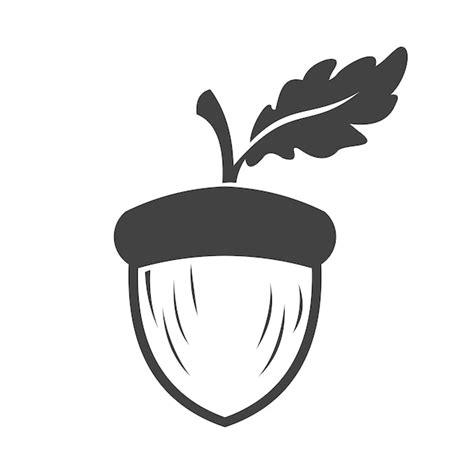 Premium Vector | Acorn logo design vector