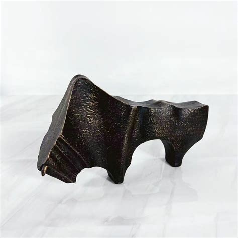 Modern Bull Sculpture Contemporary Abstract Design Ideal Bull Figurine ...