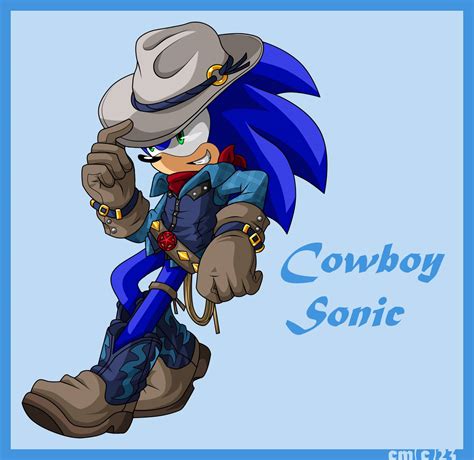 Cowboy Sonic by combatmaster on DeviantArt