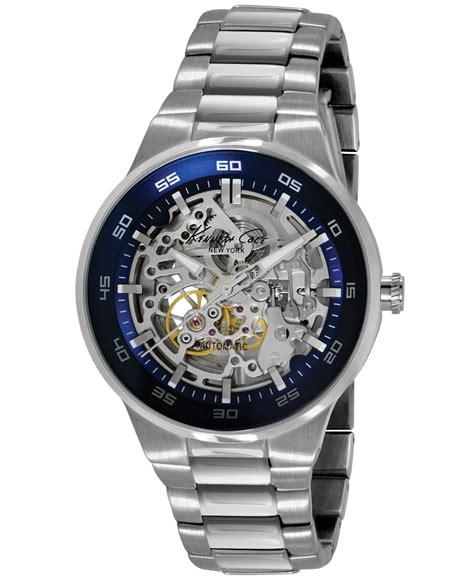 Lyst - Kenneth Cole Men's Automatic Stainless Steel Bracelet Watch 44mm ...