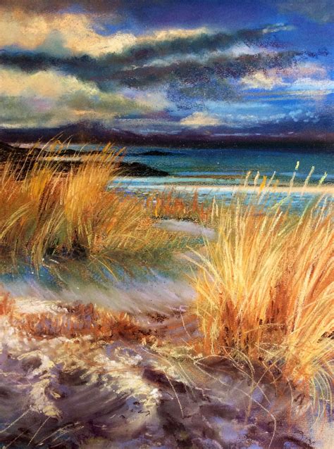 Sand Dunes. Pastel. Glyn Overton. | Landscape paintings, Pastel ...