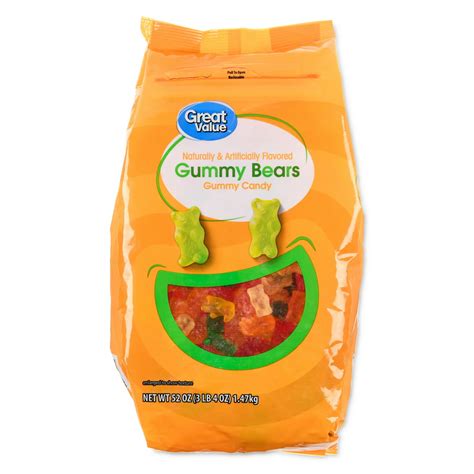 Great Value Gummy Bears Candy, 52 oz - Walmart.com - Walmart.com