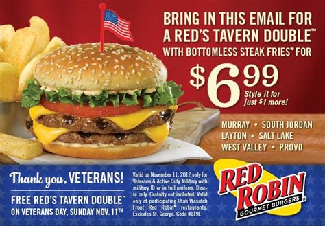 Free Red Robin Coupons Printable - Printable Free Templates Download
