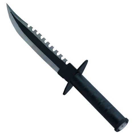 Rambo Knife Replica Black 14.75 Inches - SwordsKingdom UK