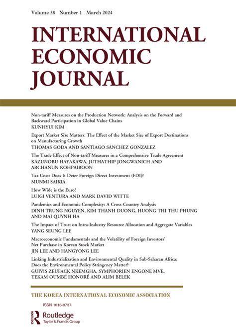 International Economic Journal | Taylor & Francis Online