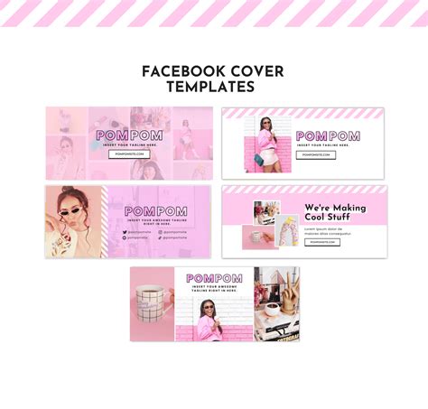 Facebook Template Set (PomPom) | Little Theme Shop