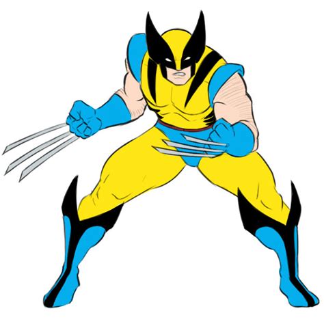 How to Draw Wolverine - Easy Drawing Art