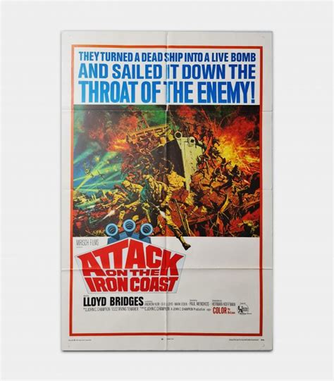 Attack on the Iron Coast - Original Movie Posters