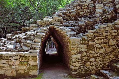 Corbel Arch at Mayan Ruins in Coba, Mexico - Encircle Photos