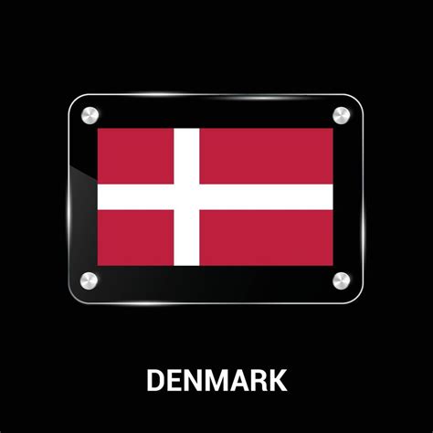 Denmark flag design vector 13305437 Vector Art at Vecteezy