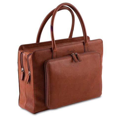 Pineider Country Leather Women's Briefcase