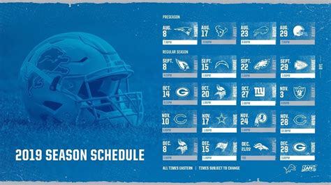 Detroit Lions Schedule Release Reaction! ( Very Tough Schedule) - YouTube