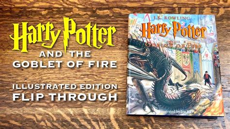 Harry Potter And The Goblet Of Fire: Illustrated Edition (harry Potter ...