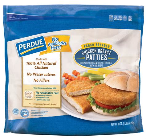 Perdue Frozen Chicken Breast Patties , 5 lbs — Goisco.com