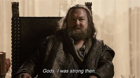 King Robert Baratheon remembering days when he was strong, 298 AC (colorized) : freefolk