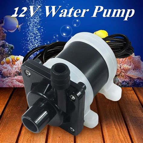 Solar Powered Brushless Magnetic Submersible Water Pump DC 12V 700L/H Fish Pond Smooth Operation ...