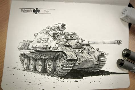 Artist Imagines War Machines If WWII Continued Through To The 50s