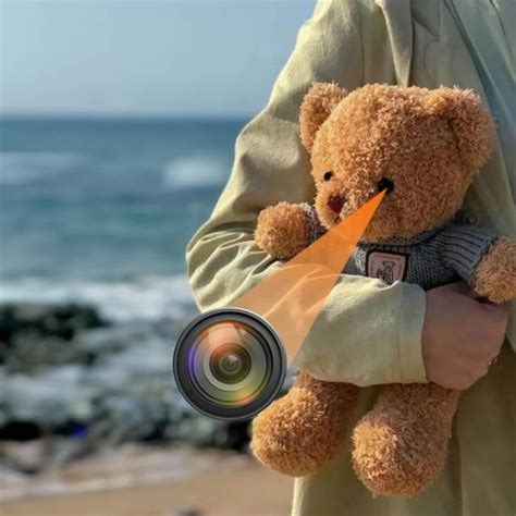 Wireless Toy Plush Teddy Bear Spy Camera Kids Room Monitoring