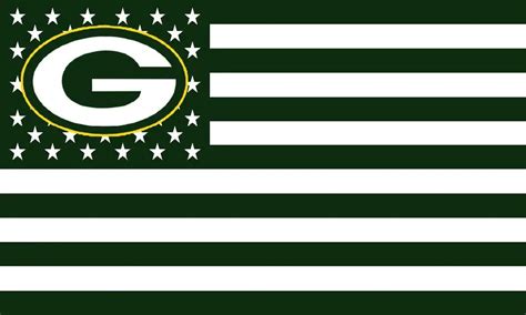 Green Bay Packers Flag 3x5 FT Banner 100D Polyester NFL flag 144*96cm ...