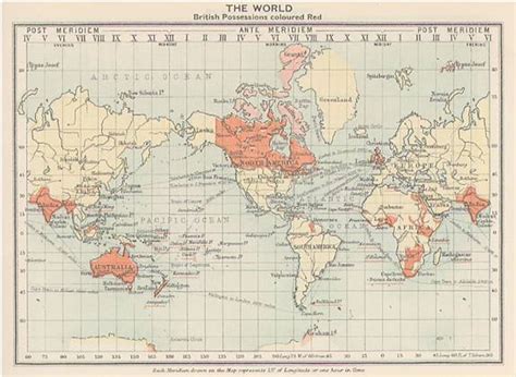 Map of the British Empire 1900