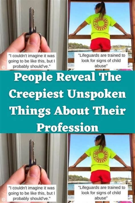 People Reveal The Creepiest Unspoken Things About Their Profession | People, Reveal, Party makeup