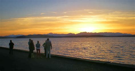 Urban Landscape, Native Landscape: Alki Beach at Sunset