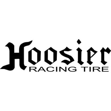 Hoosier Tire Decal Sticker - HOOSIER-LOGO-DECAL - Thriftysigns