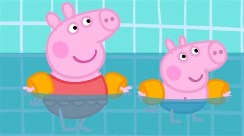 Peppa Pig Full Episodes | Swimming with Peppa and George Family Kids Cartoon - YouTube