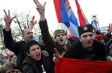 Serbs Rage at U.S. Over Kosovo - TIME