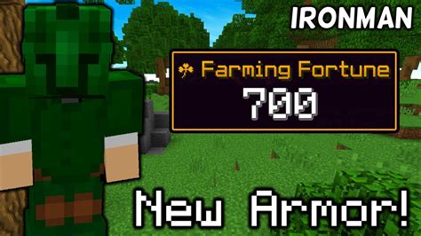 THIS NEW ARMOR IS CRAZY! (Hypixel Skyblock IRONMAN) [163] - YouTube