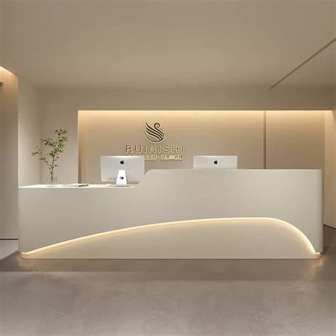 Modern Light Luxury Reception Desk for Office and Restaurant - Jopira